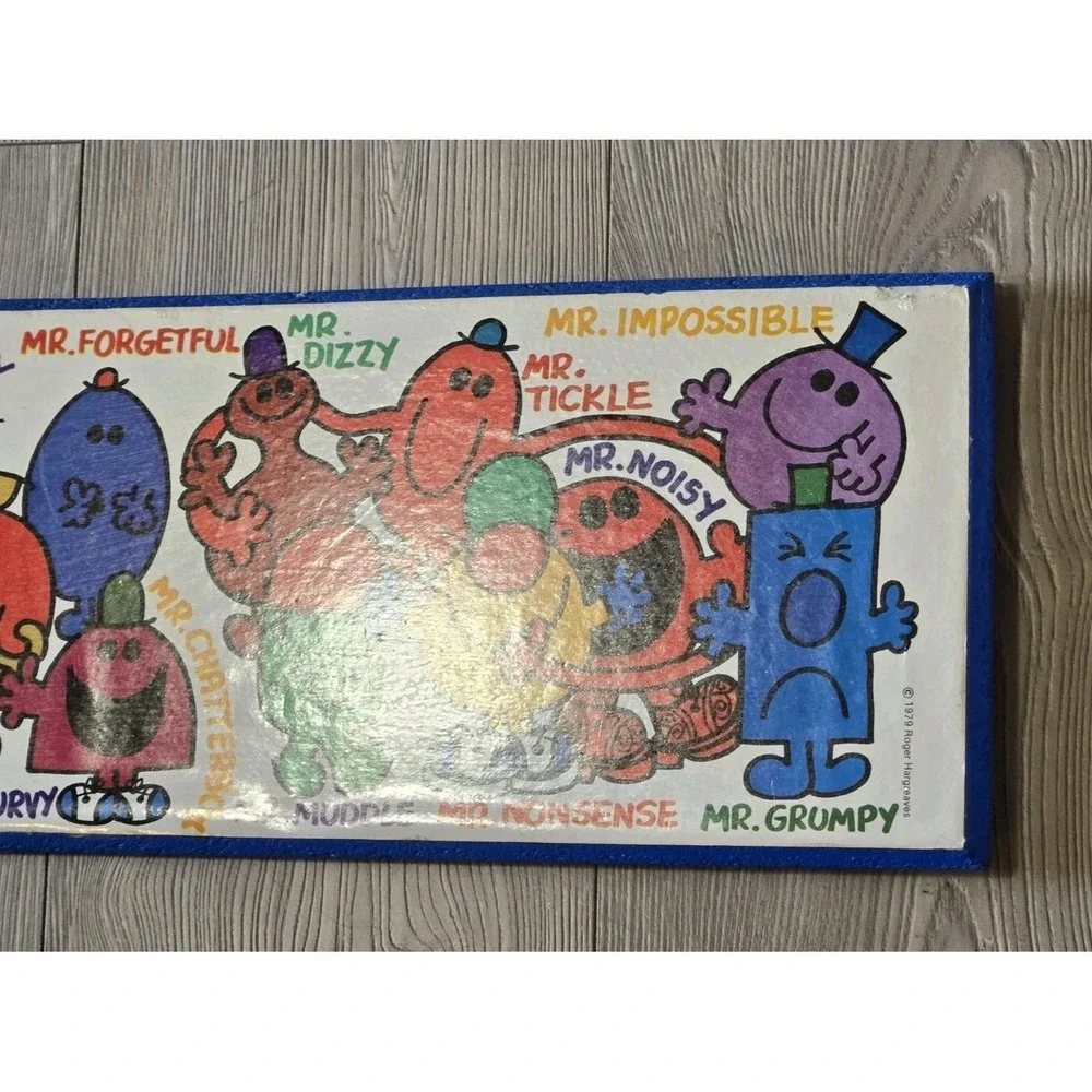 Mr. Men Wall Plaque Art Wooden 59
